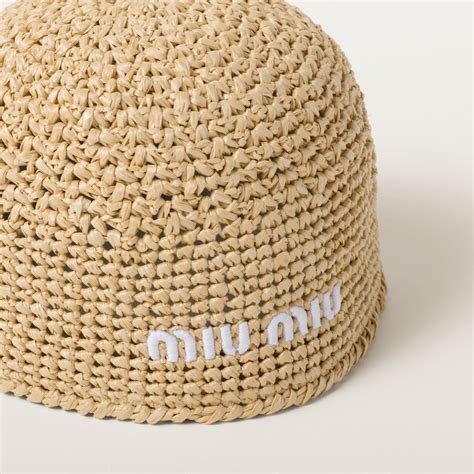 crochet hat miu miu|Natural Crochet Hat .